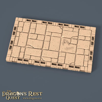 Modular Dungeon Tiles Quarter Set | Dragon’s Rest Terrain 28mm 1.5” Grid | DND Terrain | Ships from Australia