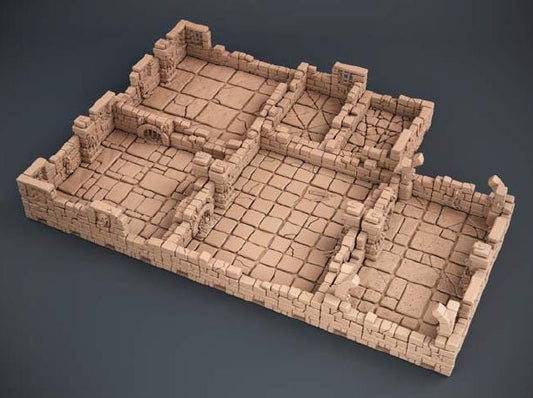 Modular Dungeon Tiles Quarter Set | Dragon’s Rest Terrain 28mm 1.5” Grid | DND Terrain | Ships from Australia