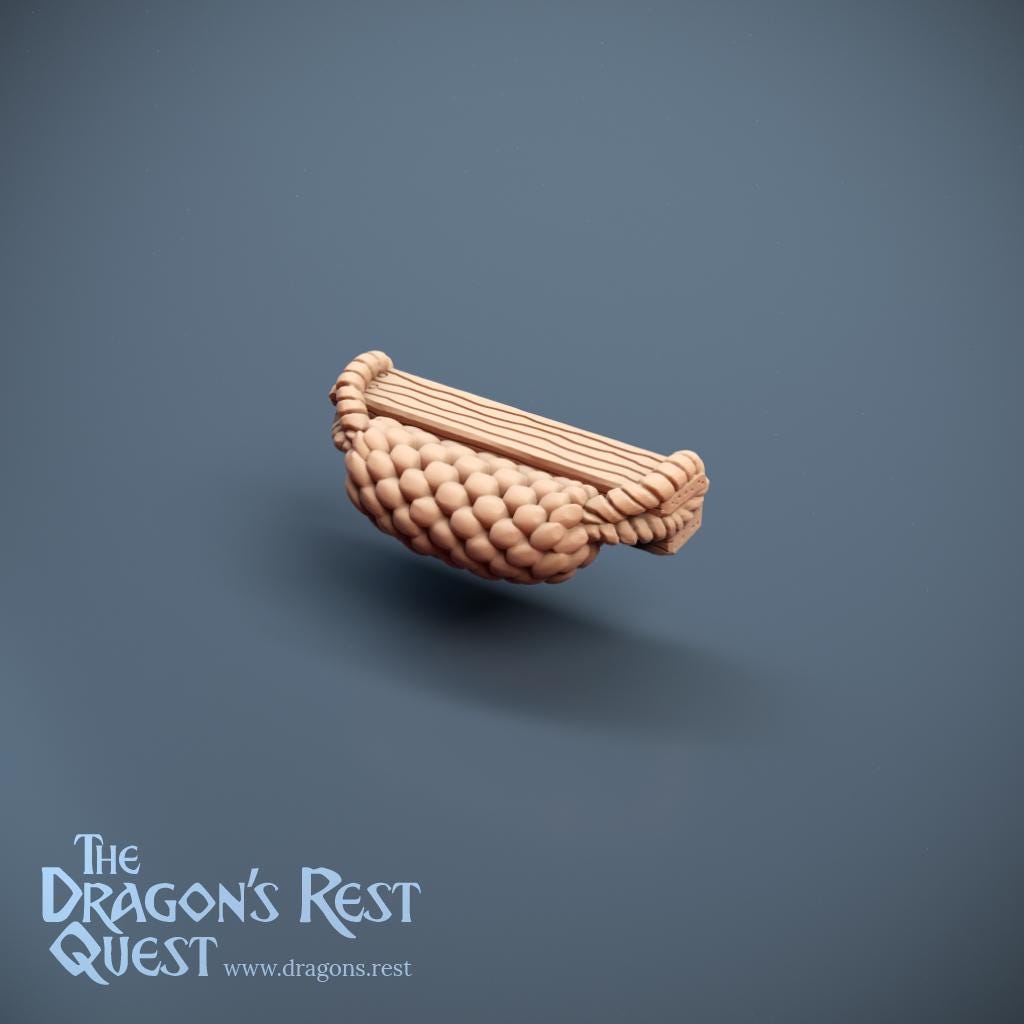 Pier Cap — Short Rope Fender | Docks Terrain | Dragon's Rest | 28mm | Ships from Australia