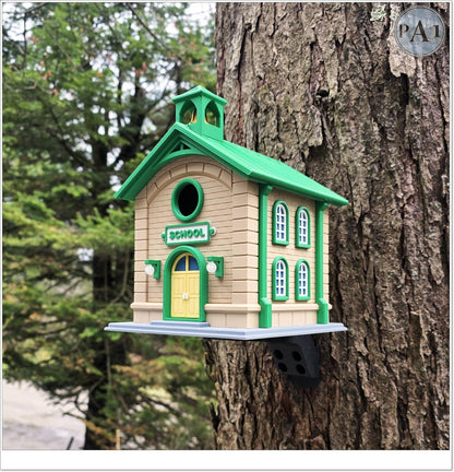School House Birdhouse | Novelty Bird House | Teacher Gift Idea | Unique Garden Decor | Ships from Australia