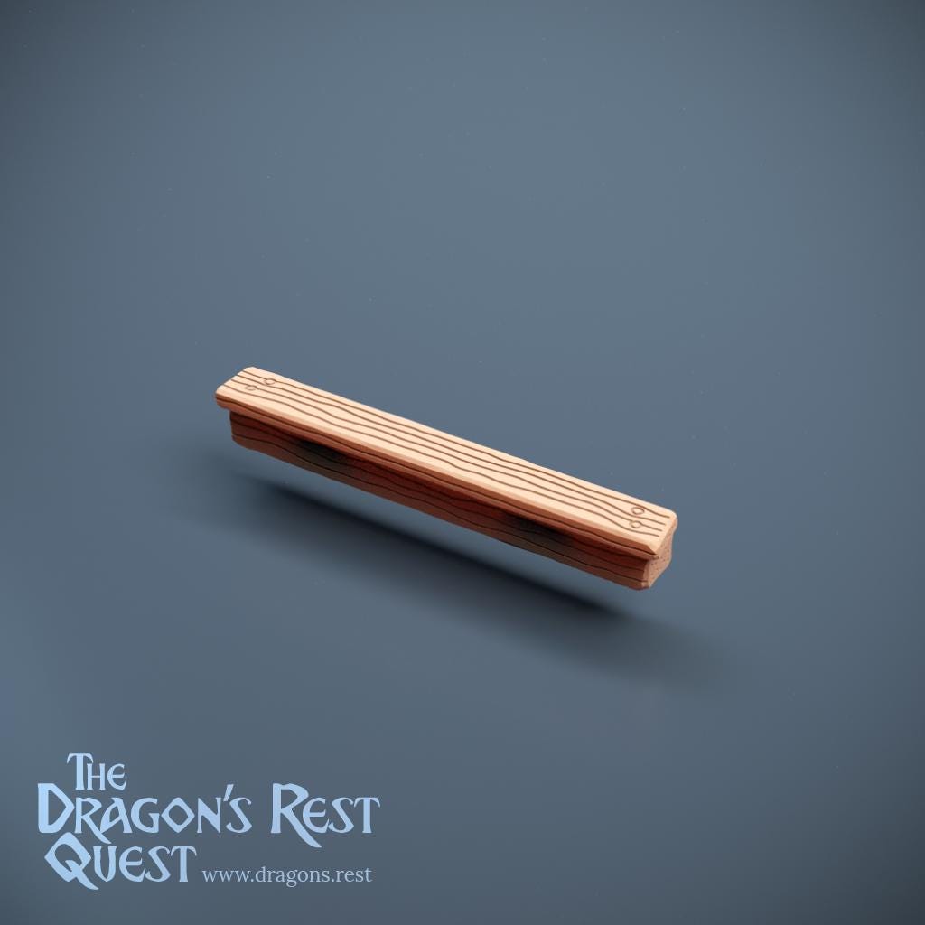 Pier End Cap — Plain Beam | Docks Terrain | Dragon's Rest | 28mm | Ships from Australia