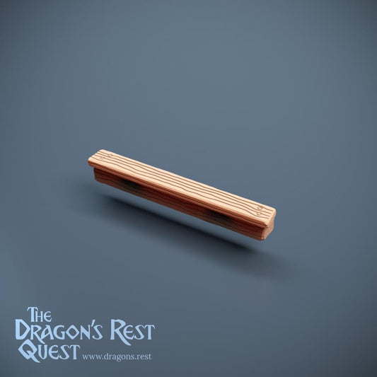 Pier End Cap — Plain Beam | Docks Terrain | Dragon's Rest | 28mm | Ships from Australia