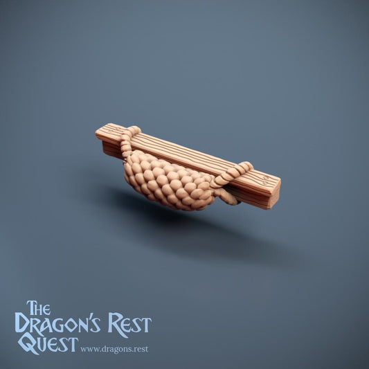 Pier End Cap — Rope Fender | Docks Terrain | Dragon's Rest | 28mm | Ships from Australia