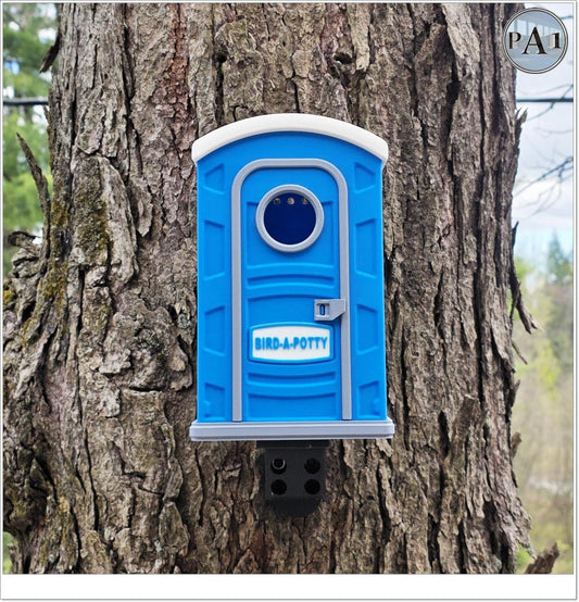 Bird-A-Potty Birdhouse | Funny Novelty Bird House | Unique Garden Decor | Ships from Australia