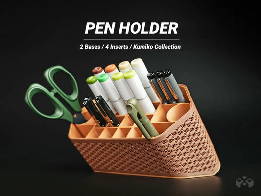 Asanoha Pen Holder – Desk Organizer