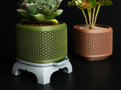 Kumiko Super ellipse Bonsai Planter with Legs