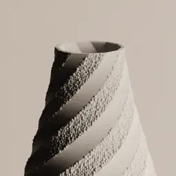 Twisted Vase – Sculptural Modern Vase – Simple