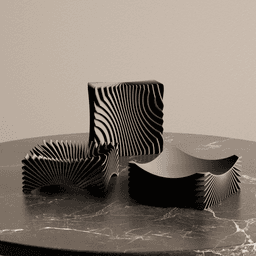 Ripple Decor – Sculptural Home Accent | Two sided display bowl