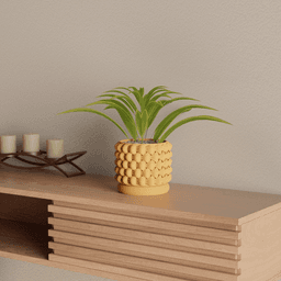 Ripple Planter – with Drip Tray | Planter with tray – Organic