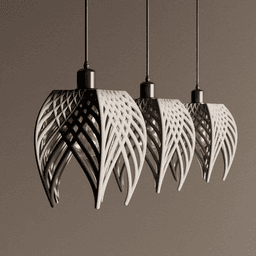 Ripple Lamp Shade – Sculptural Pendant Shade | Celing lamp