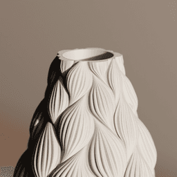 Modern Vase – Sculptural Modern Vase | Vase for dried flowers – Dried (Vase 1301024)