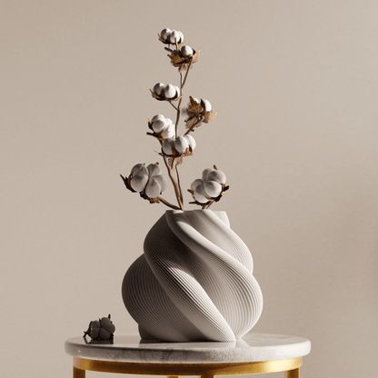 Modern Vase – Sculptural Modern Vase | Vase for dried flowers – Dried