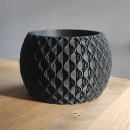 Ripple Planter – with Drip Tray | Planter with tray – Elegant