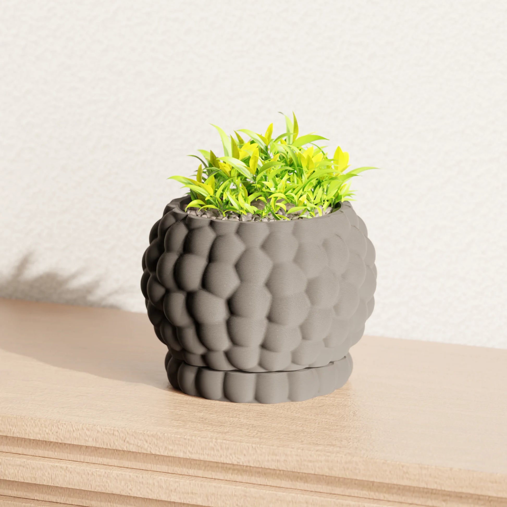 Modern Planter – with Drip Tray | Planter with dripping tray – Dripping (Planter%20With%20Dripping%20Tray 1403473)