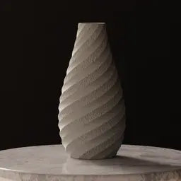 Twisted Vase – Sculptural Modern Vase – Simple