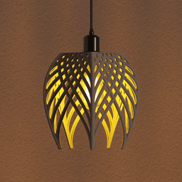 Ripple Lamp Shade – Sculptural Pendant Shade | Celing lamp