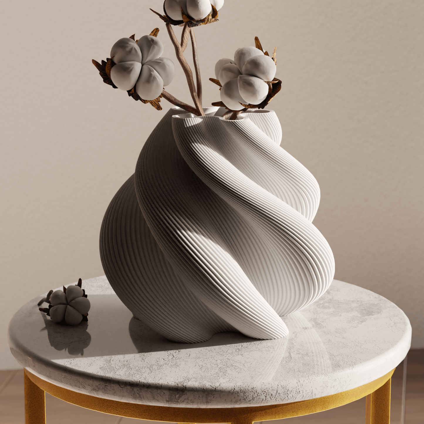 Modern Vase – Sculptural Modern Vase | Vase for dried flowers – Dried