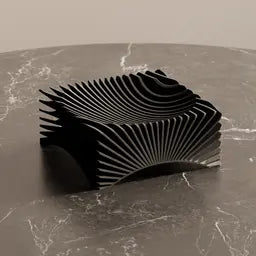 Ripple Decor – Sculptural Home Accent | Two sided display bowl