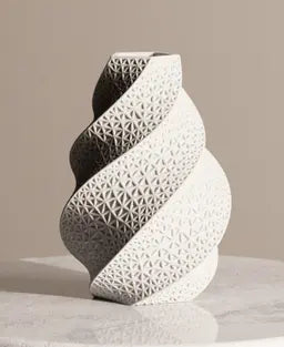 Twisted Vase – Sculptural Modern Vase – Twisted