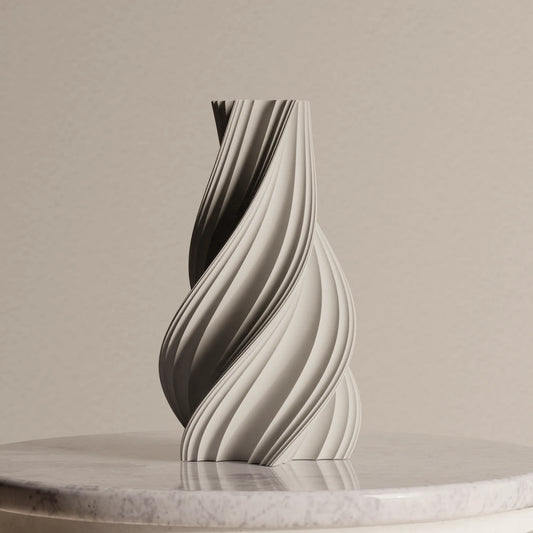 Twisted Vase – Sculptural Modern Vase – Aesthetically