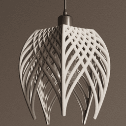 Ripple Lamp Shade – Sculptural Pendant Shade | Celing lamp