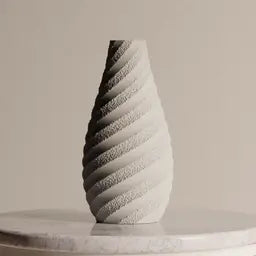 Twisted Vase – Sculptural Modern Vase – Simple