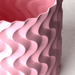 Modern Vase – Sculptural Modern Vase | Pen holder – Wavy