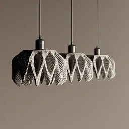 Ripple Lamp Shade – Sculptural Pendant Shade | Ceiling lamp – Ceiling
