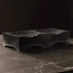 Ripple Decor – Sculptural Home Accent | Two sided display bowl