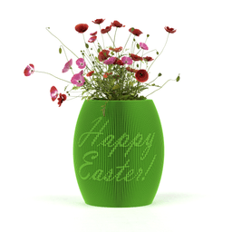 Modern Vase – Sculptural Modern Vase | Happy Easter Vase