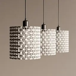 Modern Lamp Shade – Sculptural Pendant Shade | Ceiling lamp shade for E27 lightbulb