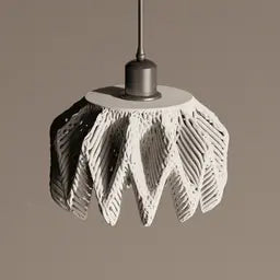 Ripple Lamp Shade – Sculptural Pendant Shade | Ceiling lamp – Ceiling