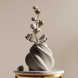 Modern Vase – Sculptural Modern Vase | Vase for dried flowers – Dried