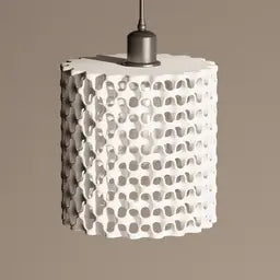 Modern Lamp Shade – Sculptural Pendant Shade | Ceiling lamp shade for E27 lightbulb