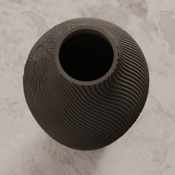 Ripple Vase – Sculptural Modern Vase – Captivating