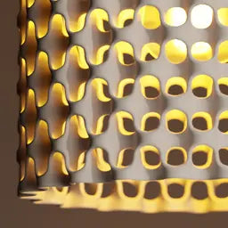 Modern Lamp Shade – Sculptural Pendant Shade | Ceiling lamp shade for E27 lightbulb