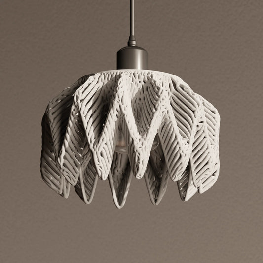 Ripple Lamp Shade – Sculptural Pendant Shade | Ceiling lamp – Ceiling