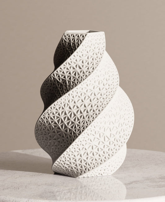 Twisted Vase – Sculptural Modern Vase – Twisted