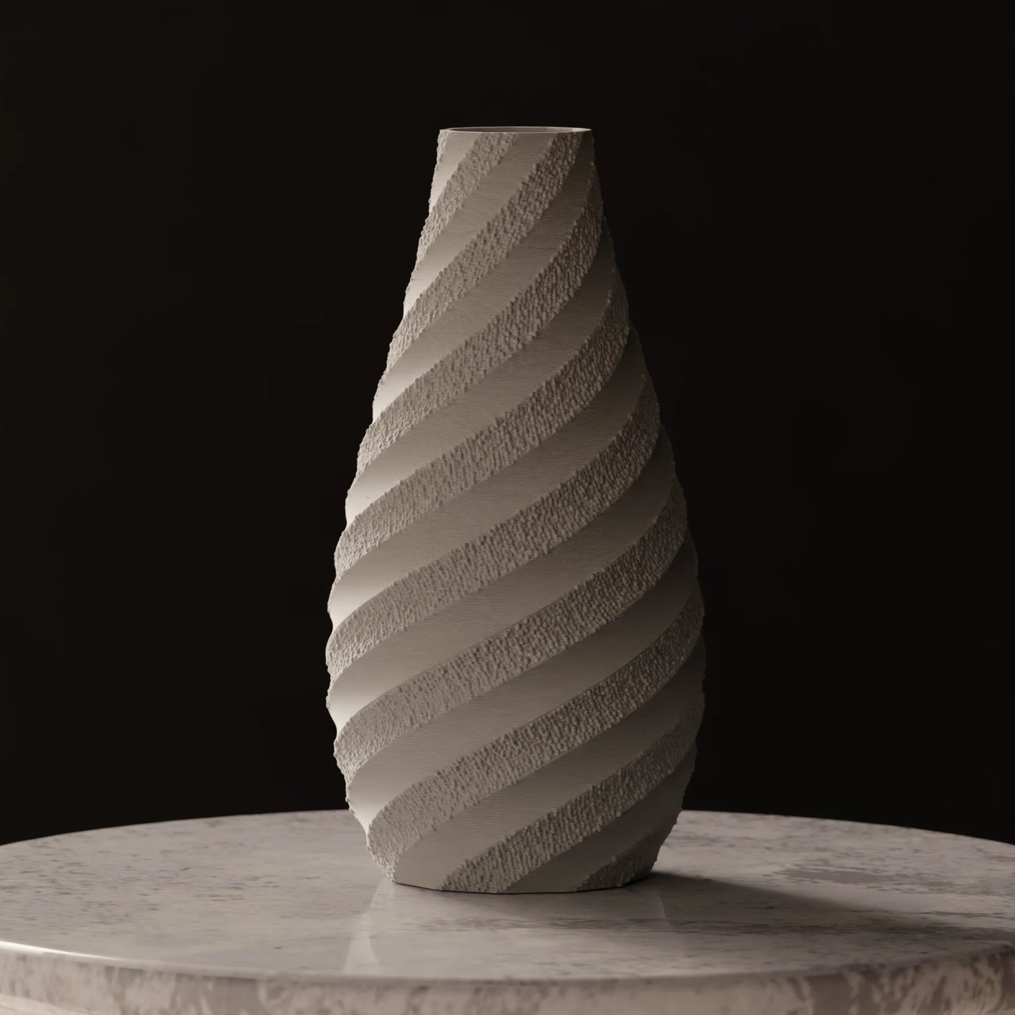 Twisted Vase – Sculptural Modern Vase – Simple