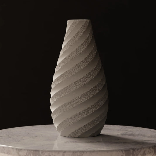 Twisted Vase – Sculptural Modern Vase – Simple