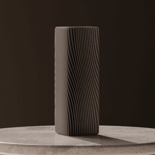 Ripple Vase – Sculptural Modern Vase – Elevate