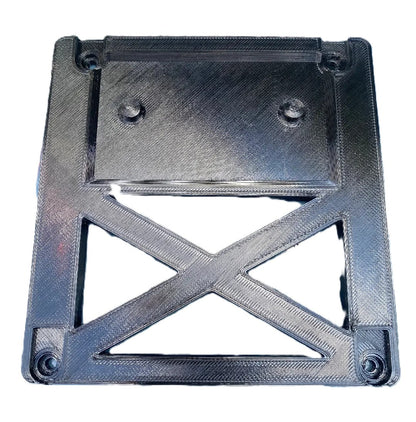 EGO 56V Charger Wall Mount Holder for CH2100E – Black & Green, illustrating the flat surface and mounting points.