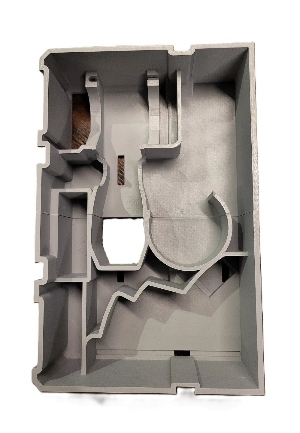 Milwaukee M12 Cutoff Tool Insert for 2522-20 & AUS/UK Models – Insert Only; top view of the tool insert showcasing its organized compartments for secure storage.