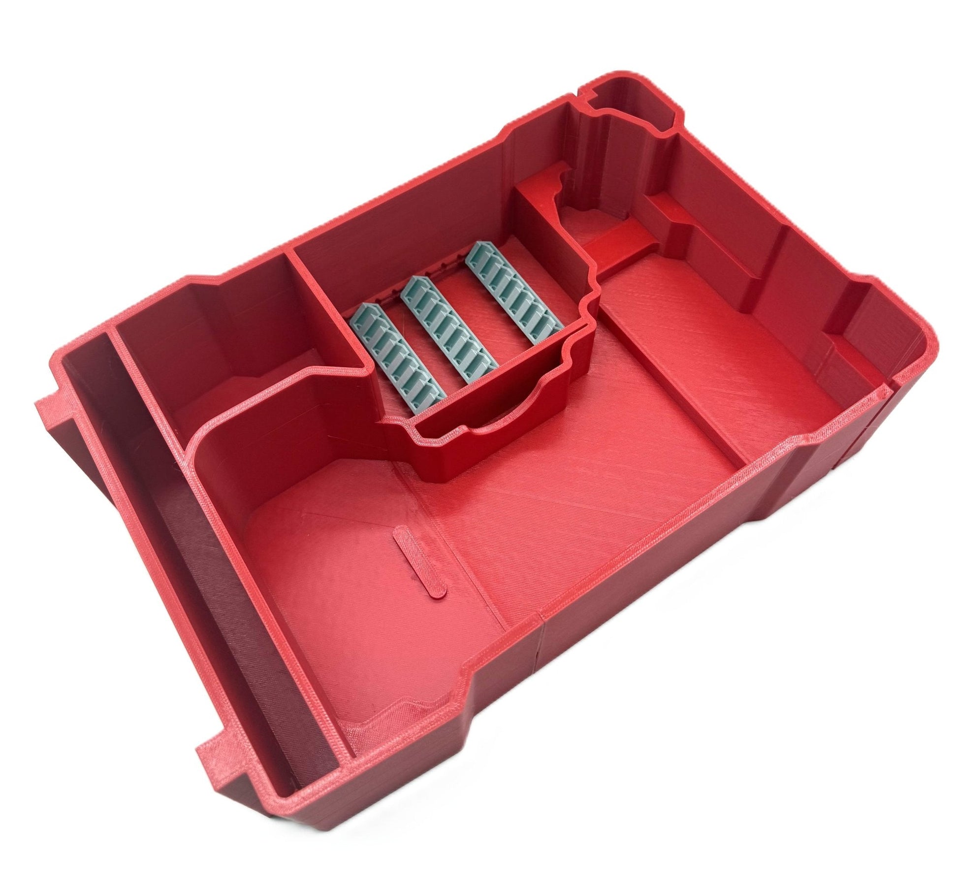 Milwaukee M18 Fuel Drill Insert for Gen 3 & 4 Mod 2804-20, 2904-20 – Insert Only displayed in a red PETG material construction, designed for optimizing tool organization within a Packout Box.
