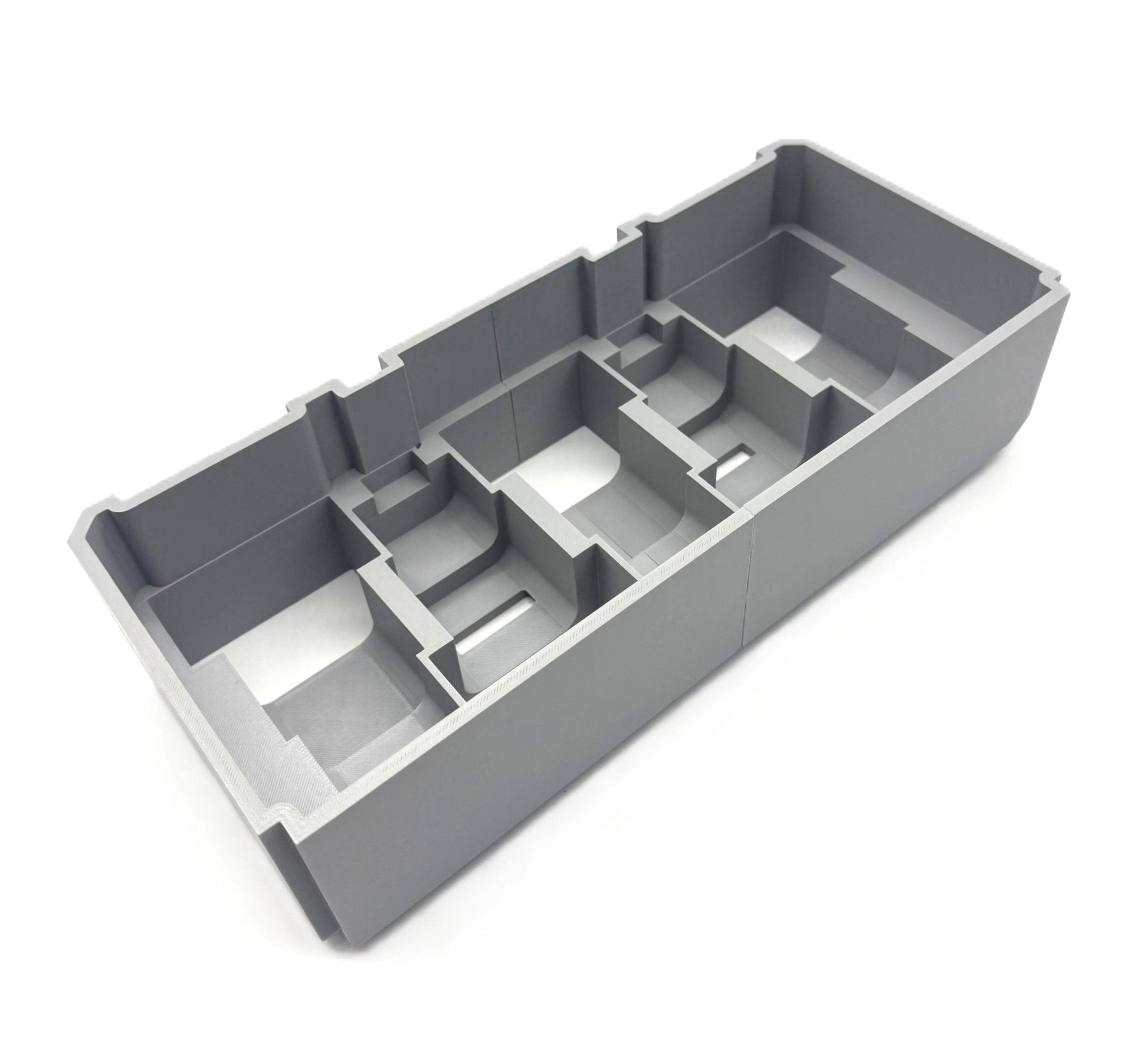 Milwaukee Packout Insert for M12 4.0Ah and 6.0Ah Batteries - Durable storage insert offering multiple compartments for organized tool arrangement.