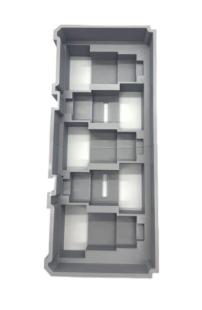 Milwaukee Packout Insert for M12 4.0Ah and 6.0Ah Batteries - High-quality PETG material designed for secure tool storage within Milwaukee Packout system.