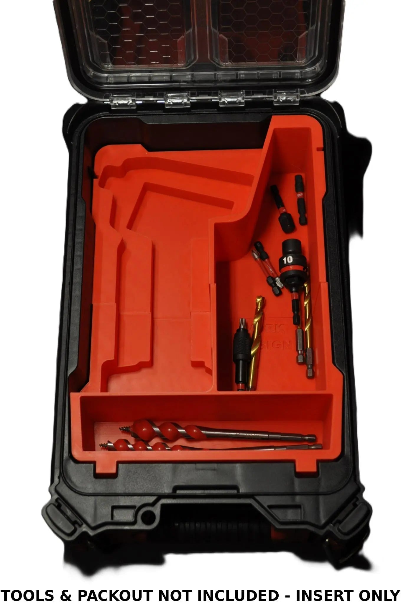Milwaukee M12 Fuel Impact Driver Gen 2 Insert Australia M12FID2 - showcasing the storage insert only, highlighting the space for tools and accessories without including any tools.
