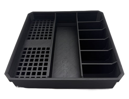 Packout Insert for Driver Bits & Drill Accessories Insert Only, showcasing a black custom-fit insert designed for organized storage of tools, perfectly fitting in a Milwaukee Compact Organizer.