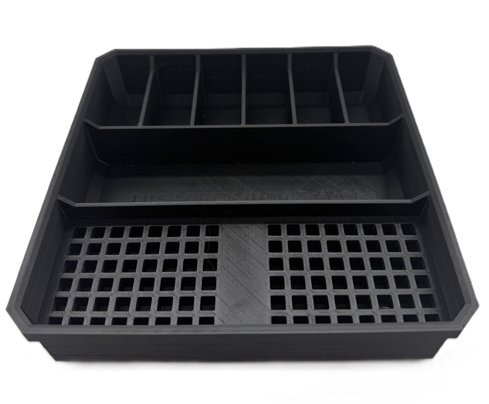 Packout Insert for Driver Bits & Drill Accessories Insert Only, featuring a black organizer insert with multiple compartments for efficient storage, compatible with Milwaukee Packout systems.