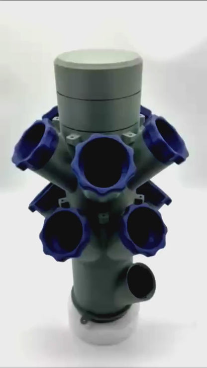 Modular Hydroponic System Tower for Indoor Vertical Gardening - Eco-Friendly Design
